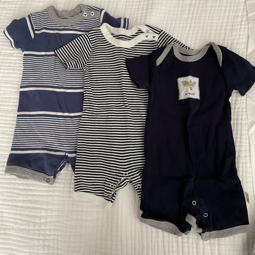 Burt’s Bees baby boy rompers bundle